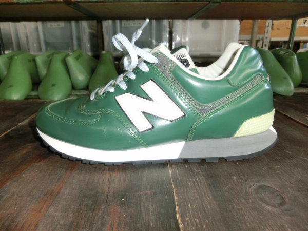 ニューバランス574グリーンのソール貼り直し（New Balance 574）