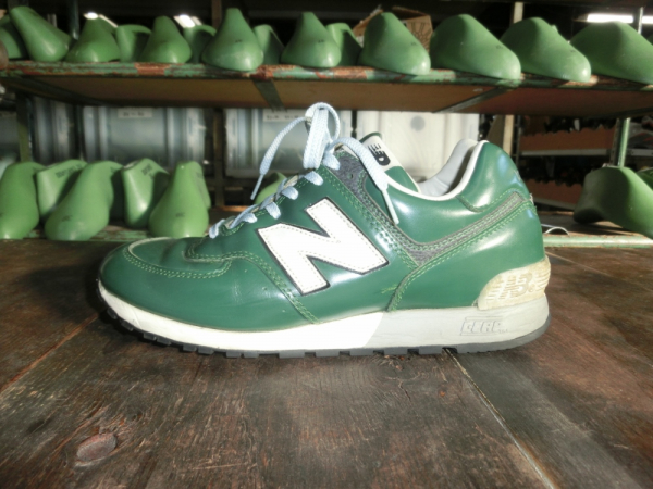 ニューバランス574グリーンのソール貼り直し（New Balance 574）