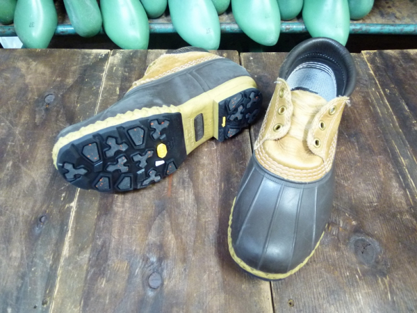 ビーンブーツソール ヴィブラムソールを使用してのソール交換について！