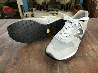 Vibram Soleの修理はぜひ当店へお任せください！